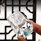 Diamond Crystal Liquor Shot Glasses and Spirit Dispenser Set