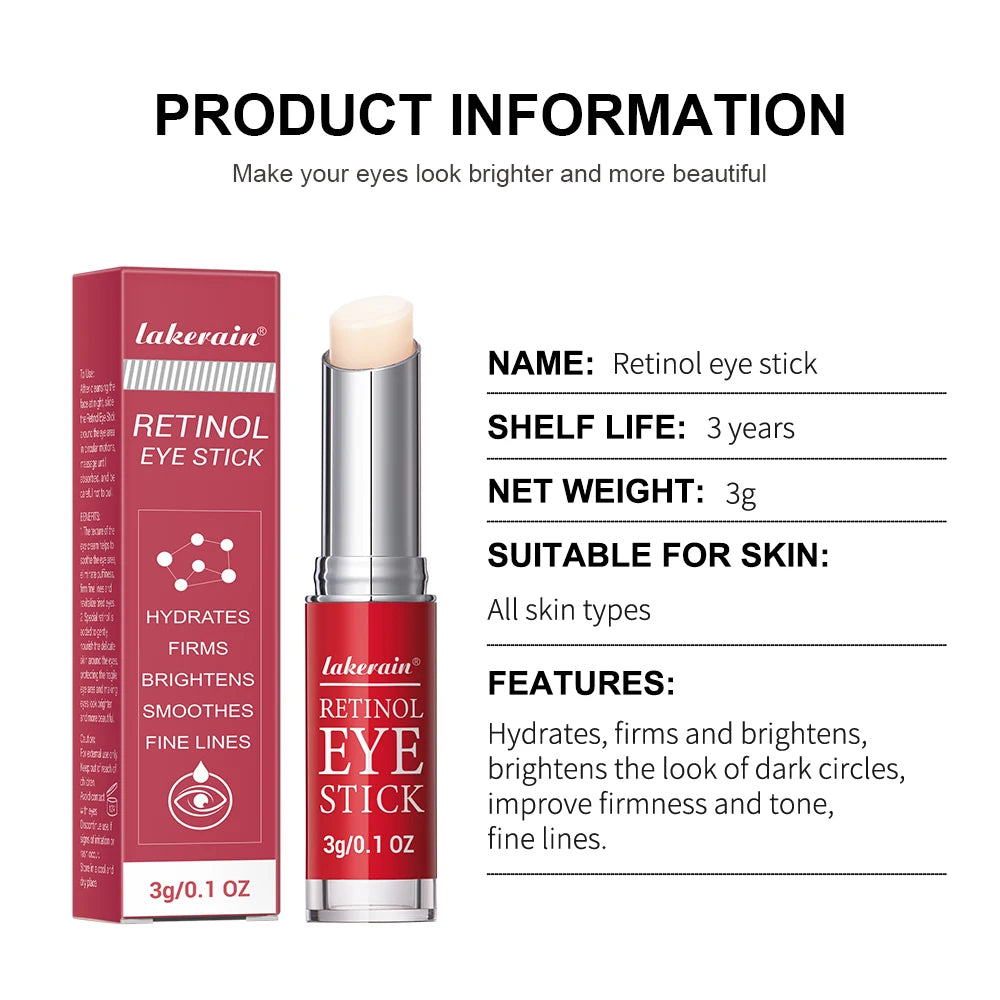 Women's Retinol Firming Brightening Eye Cream Stick 0.1 oz