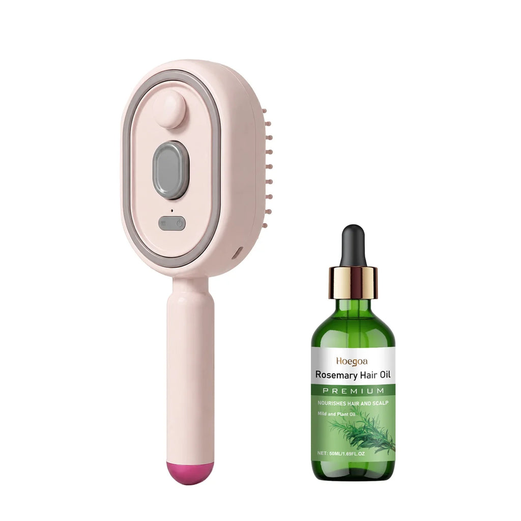 Electric Spray Air Cushion Massage Hair Straightener Steaming Comb