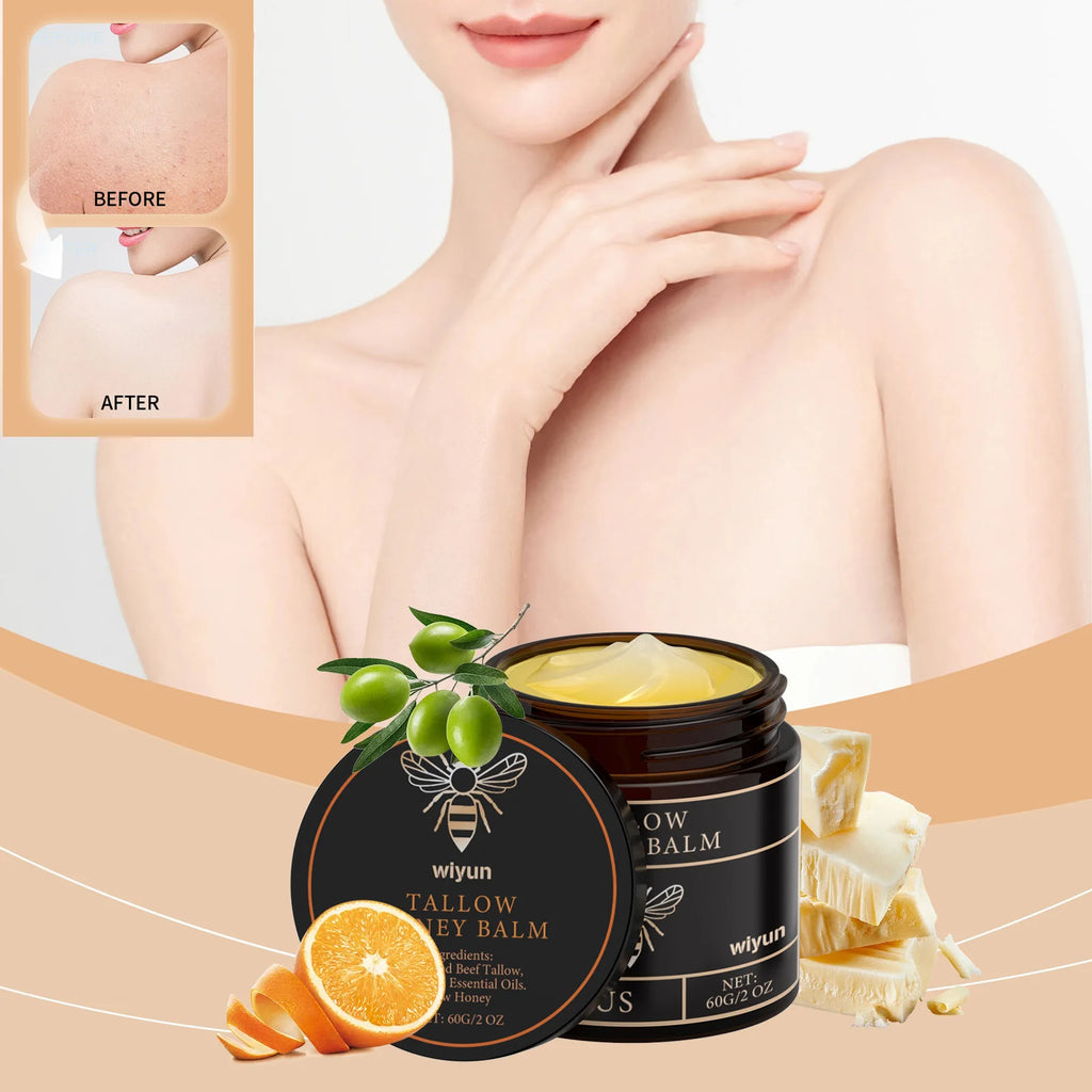 Unisex Beef Tallow & Honey Brightening Moisturizing Body Cream