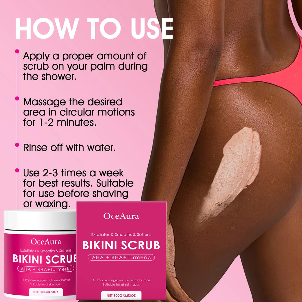 Women's 10% AHA BHA Turmeric Exfoliating Body Scrub