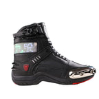 Unisex High Top LED Illuminated Motorcycle Riding Boots