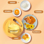 Women's Vitamin C Turmeric Exfoliating Deep Cleaning Facial Mask