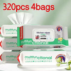 Multifunctional Heavy Duty Degreasing Wipes and Kitchen Towels