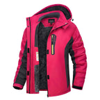Women's Thick Warm Hooded Ski Parka Coat TJ548