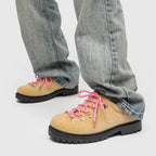 Men's Fashion Color Block Round Toe Flat Casual Shoes