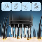3-in-1 EMS Hair Growth Massage Comb with Light Therapy and Oil Dispenser