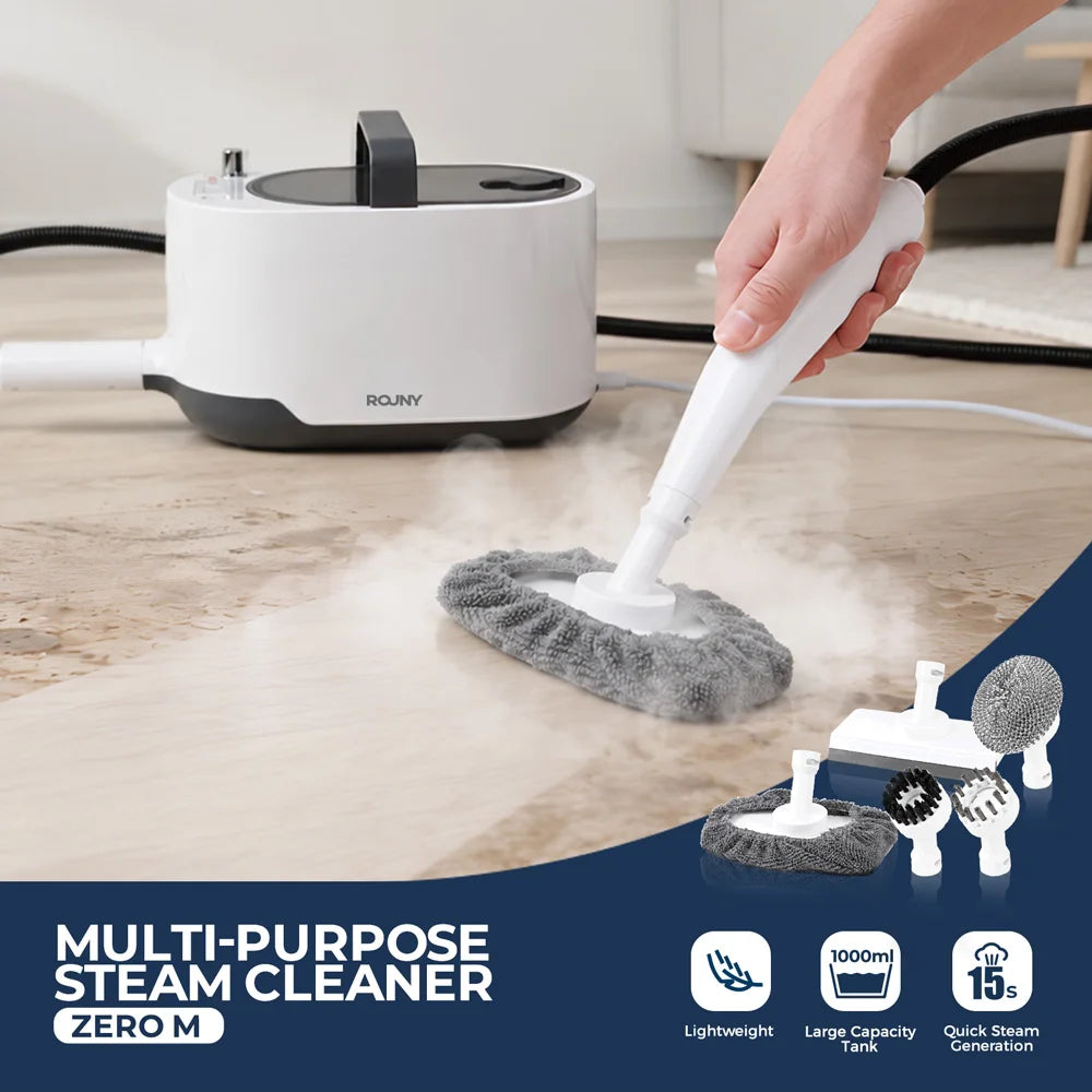 Portable Handheld High Pressure Steam Cleaner with Multi-Surface Accessories 1200W
