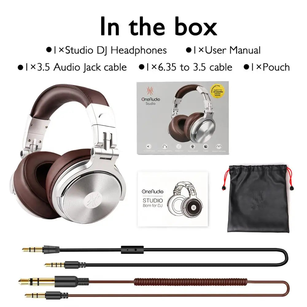 HiFi Wired Over Ear Studio DJ Monitor Headphones Pro 30