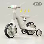 Kids' Multifunctional Tricycle Balance Bike with Music and Lights