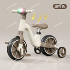 Kids' Multifunctional Tricycle Balance Bike with Music and Lights