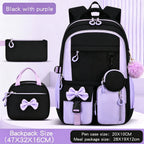Kids' Waterproof Kawaii Primary School Laptop Backpack Set