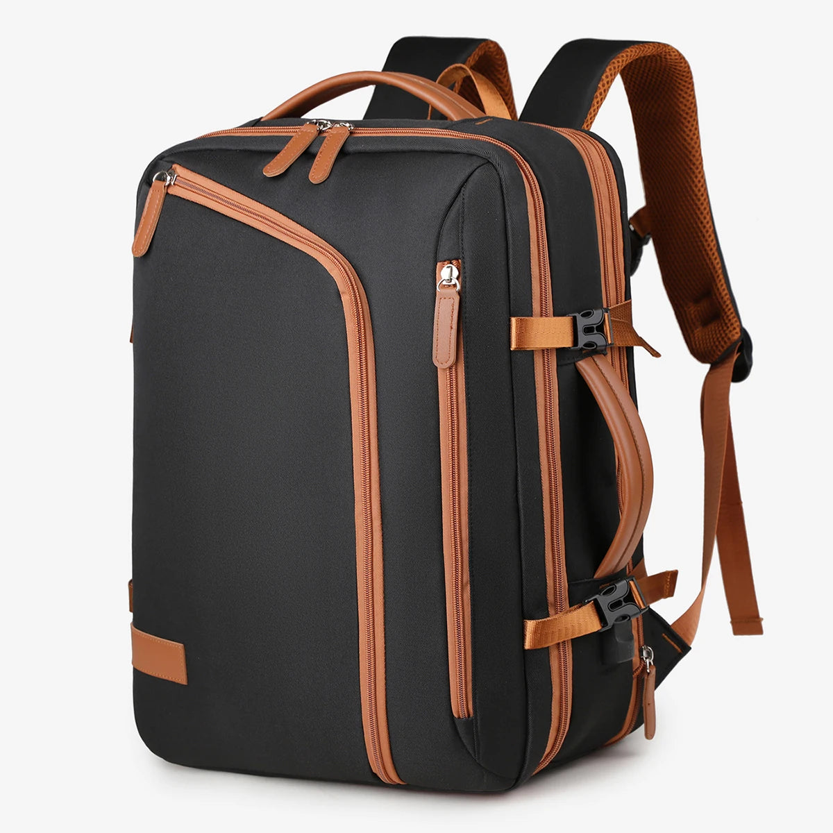 Unisex Casual Nylon Large Capacity Laptop Travel Backpack
