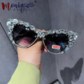 Cat-Eye Sunglasses Women Oversized Retro UV400 Protection