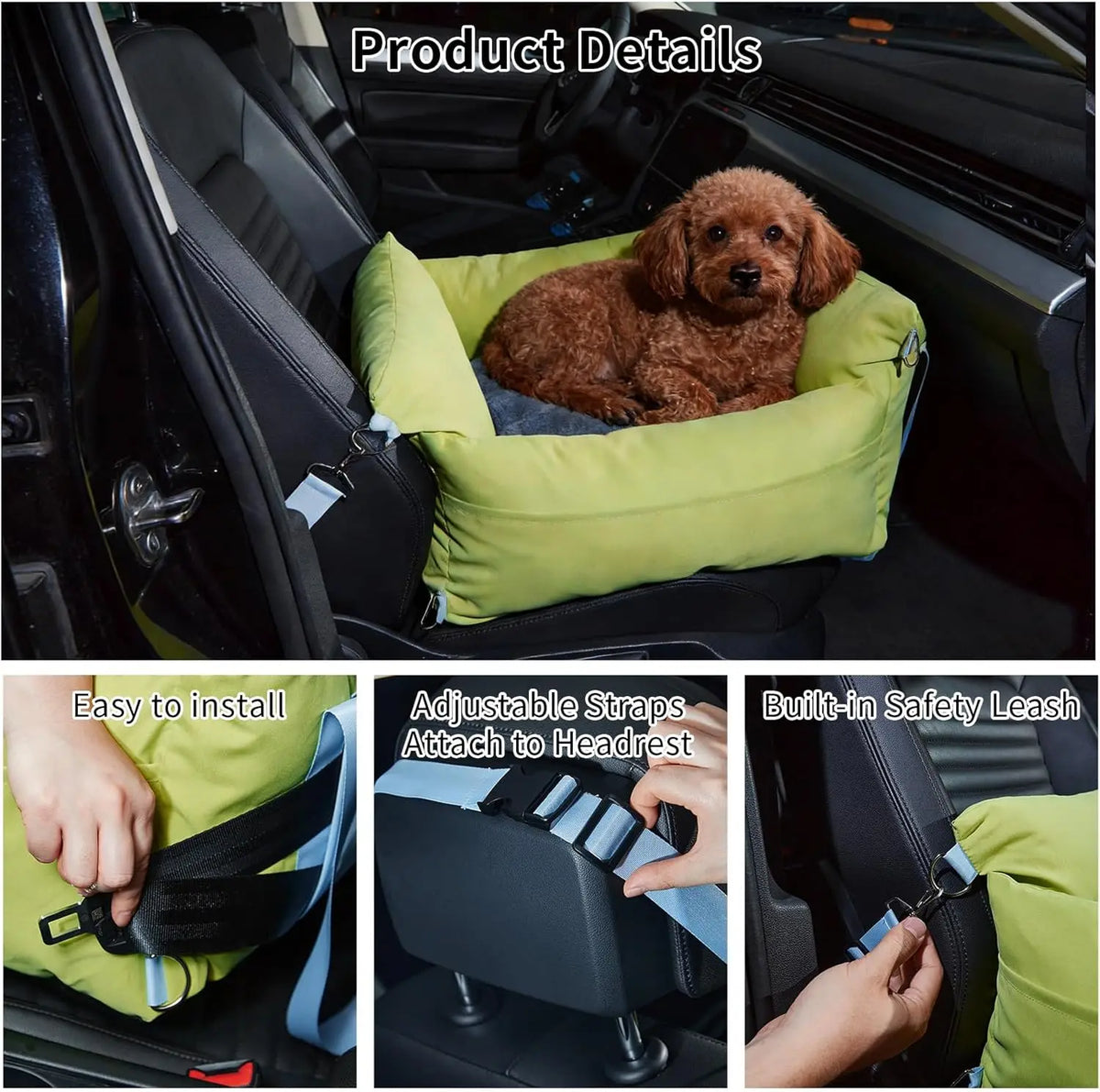 Waterproof Thickened Pet Travel Car Seat Bed