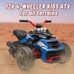 Kids 12V Battery Powered Electric Ride on ATV 3 Wheeler Toy Car