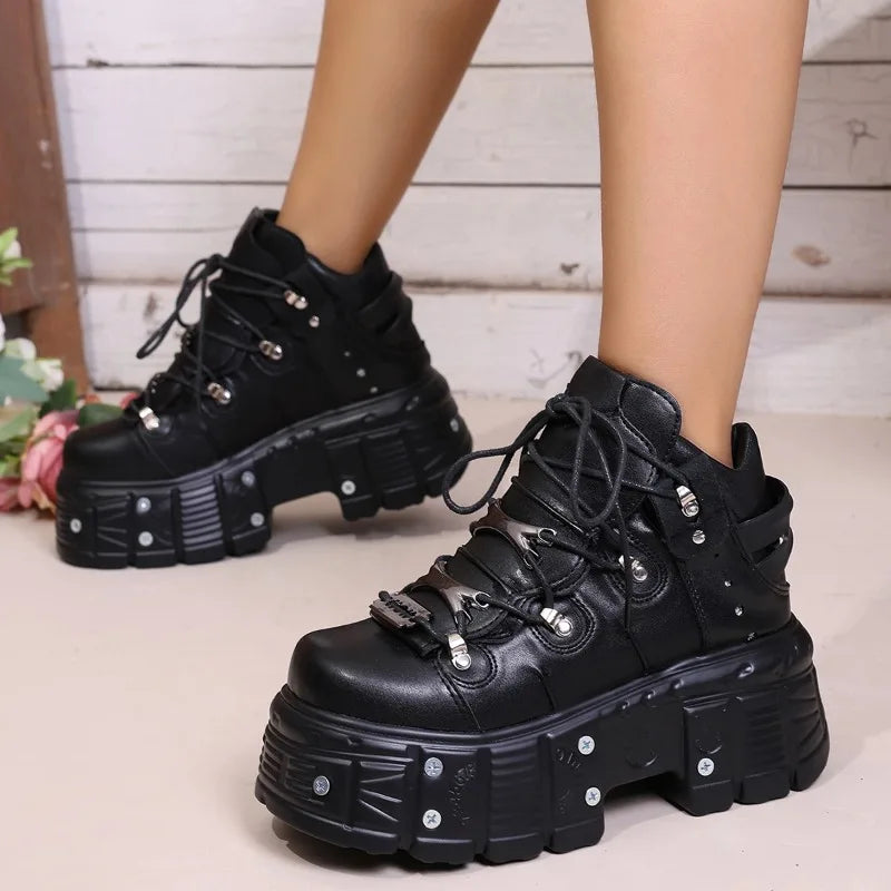 Women's Vintage Platform Punk Casual Shoes