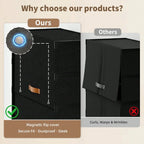 Tier Shoe Storage Cabinet with Dustproof Flip Doors
