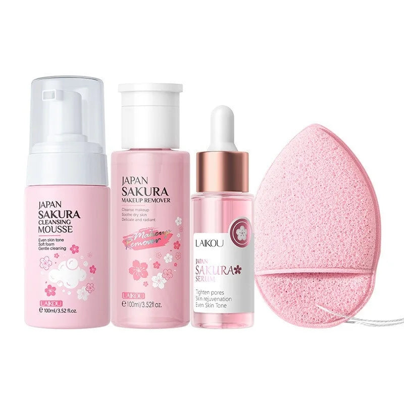 Sakura 7-Piece Skincare Set Hydrating Facial Routine All Skin Types