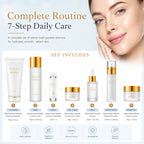 7-Piece Retinol Multi-Peptide Hydrating Skincare Routine Gift Set