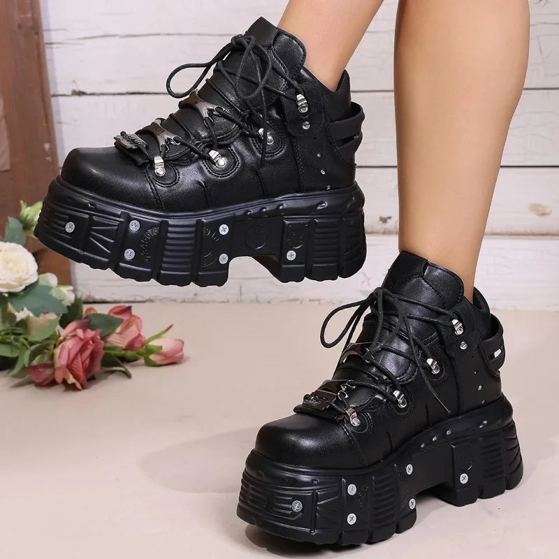 Women's Vintage Platform Punk Casual Shoes