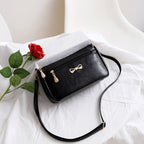 Women's Alligator Pattern PU Leather Flap Shoulder Crossbody Bag
