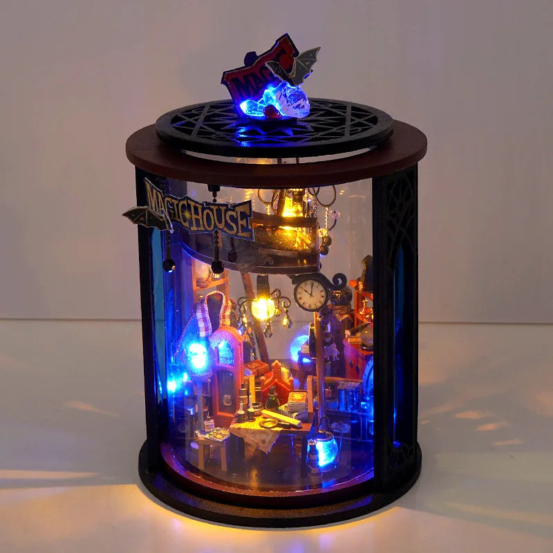 DIY Ball Miniature Dollhouse Kit Dream Bottle Assembly Toy
