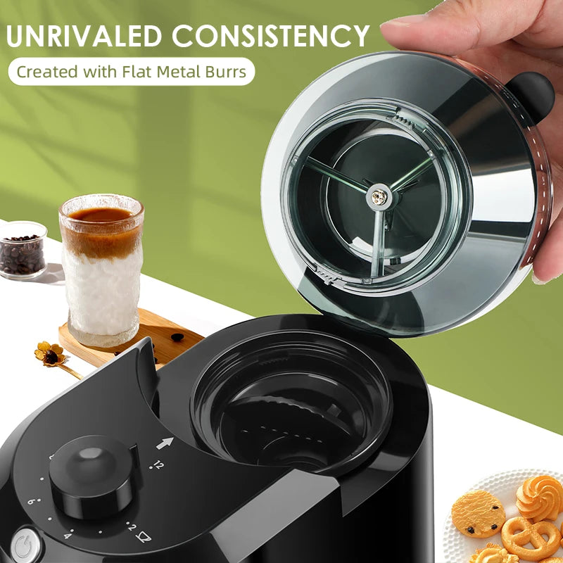 Electric Burr Coffee Grinder with 28 Precise Settings 200W CBG-8000