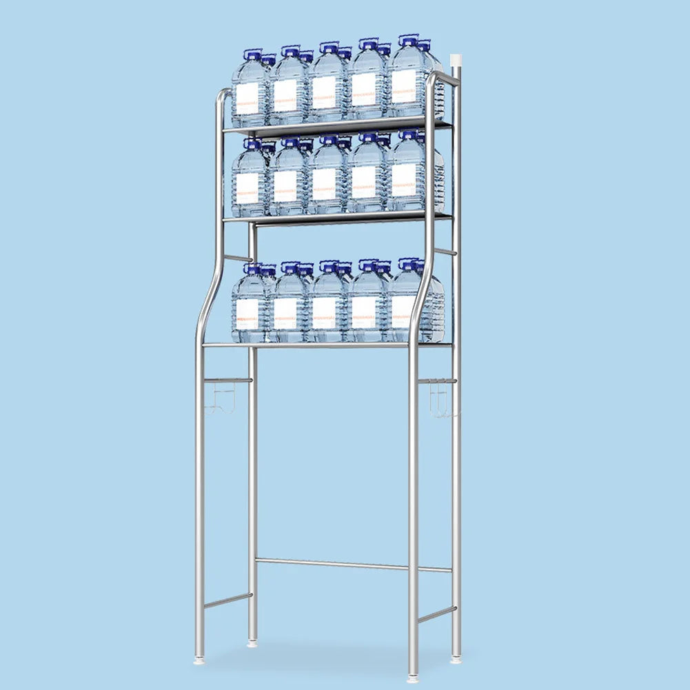 Freestanding Over The Toilet Storage Shelf with Paper Holder