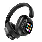 ANC Wireless Bluetooth Over Ear Headphones Touch Screen AI