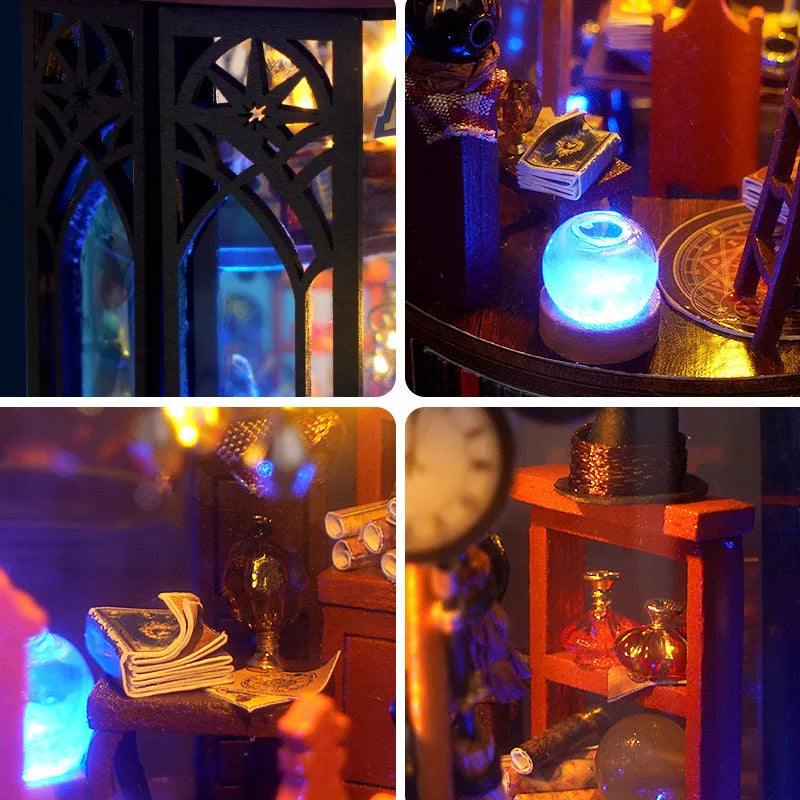 DIY Ball Miniature Dollhouse Kit Dream Bottle Assembly Toy