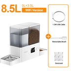 Automatic WiFi Pet Feeder and Water Fountain 2-in-1 Smart App Control