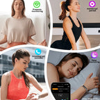 Waterproof Fitness Tracker Smart Band and Health Monitor Smartwatch