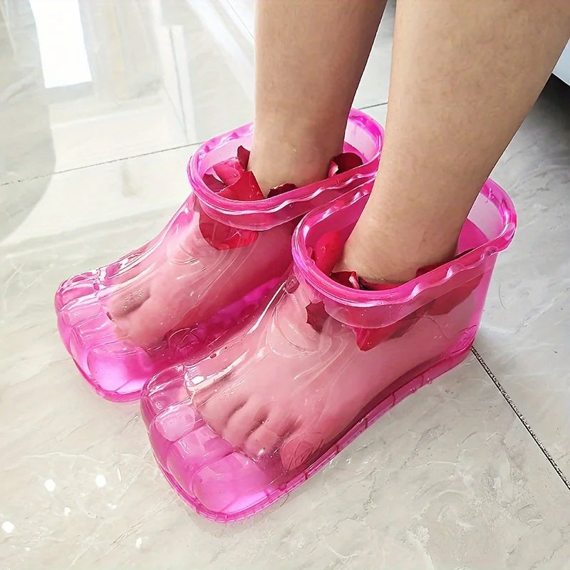 Portable Foot Spa Basin Compact Foldable Plastic Soaking Tub