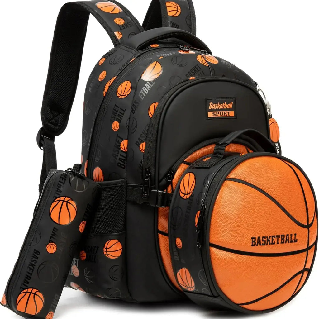 Boys' Fashionable School Backpack 3-Piece Bag Set