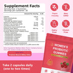 Women Feminine Balance Probiotic Gummies Gut Support