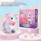 Kids' Interactive Walking Cat Toy with Leash and Sound Effects