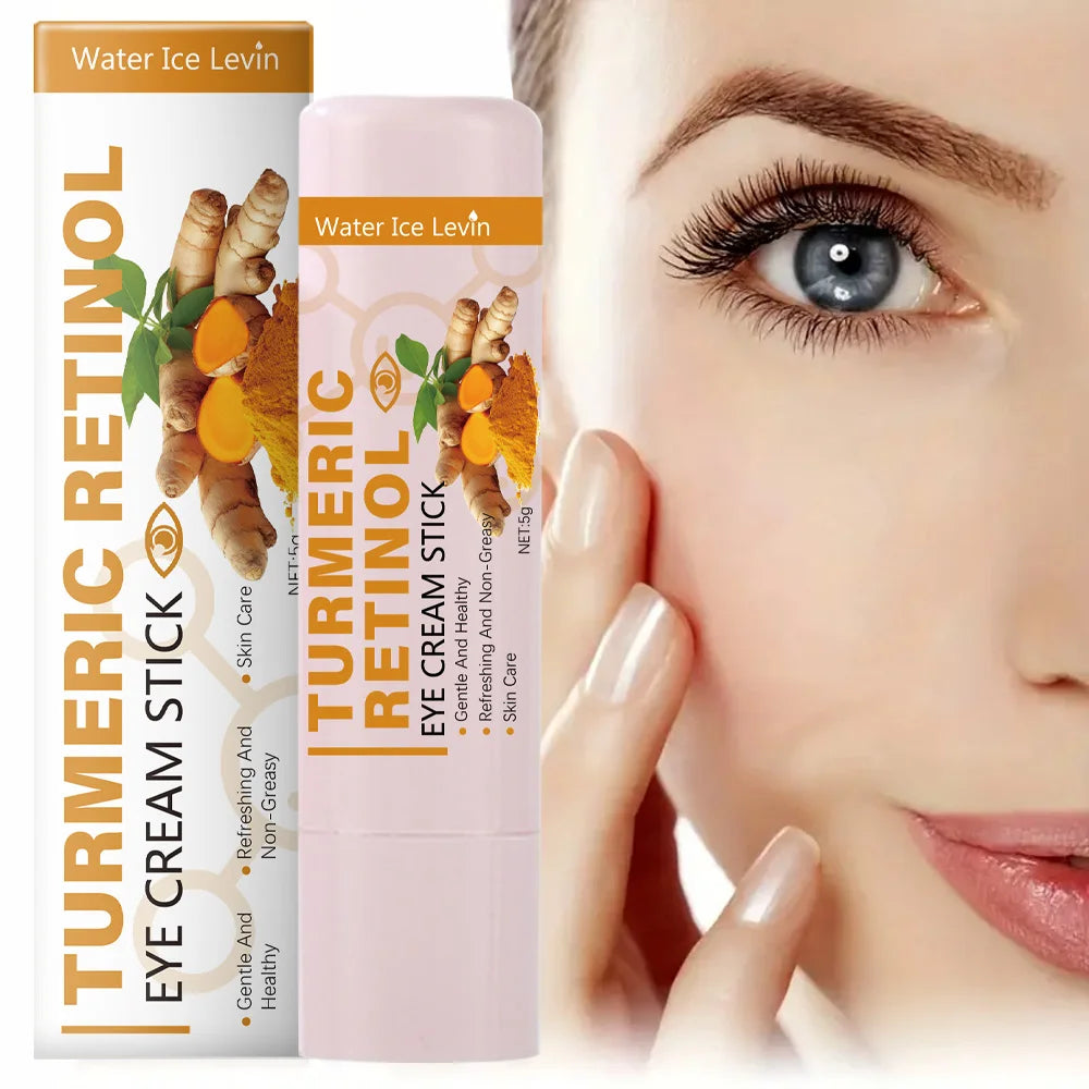 Unisex Turmeric Nourishing Brightening Eye Cream Stick WA-02-331 0.2 oz