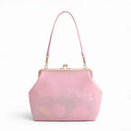 Women's Retro Kiss Lock Frame Shoulder Clutch Bag