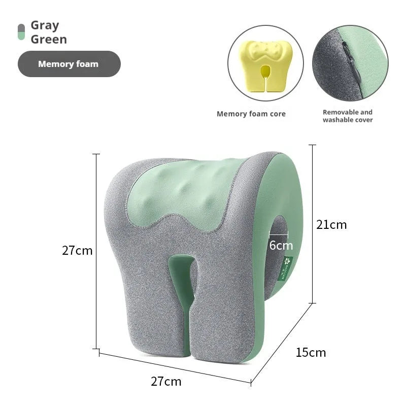 Ergonomic Memory Foam Office Chair Headrest Pillow Neck Support