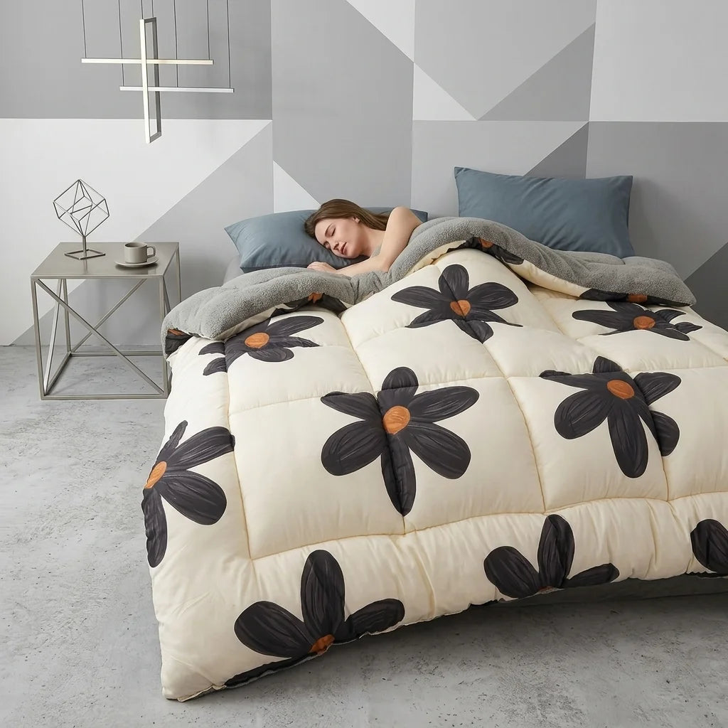 Microfiber Warm Comforter and Luxurious Soft Bedspread