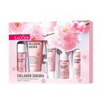 Sakura Moisturizing Face Skin Care 6-Piece Travel Set