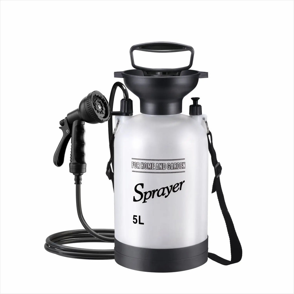 Portable Manual Camping Shower with 9.8-ft Hose