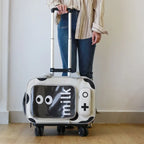Portable Outdoor Space Cabin Crossbody Cat Trolley Bag