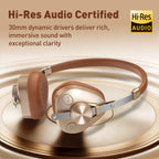 Retro Wireless Bluetooth 5.4 On Ear Headphones with Microphone F4