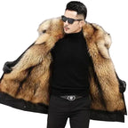 Men's Thick Warm Hooded Winter Parka Coat