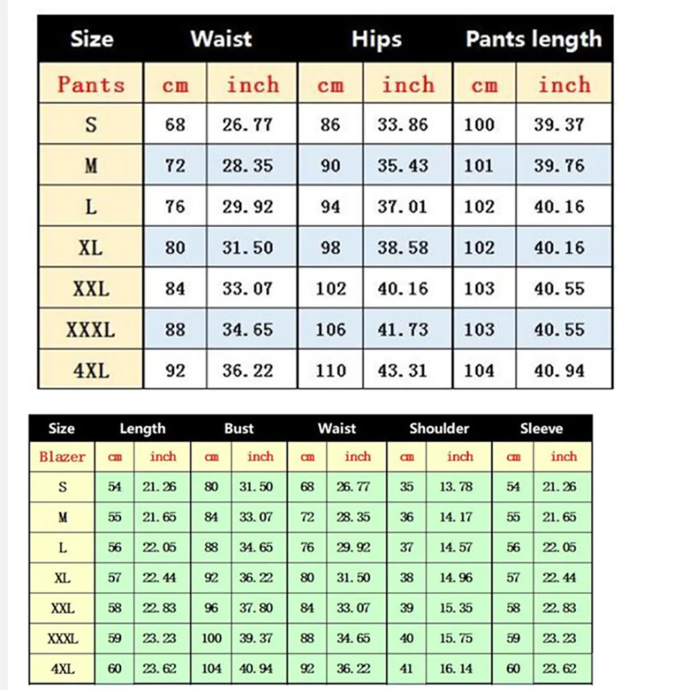 Women's Fitted Single-Breasted Blazer Trousers Pants Suit