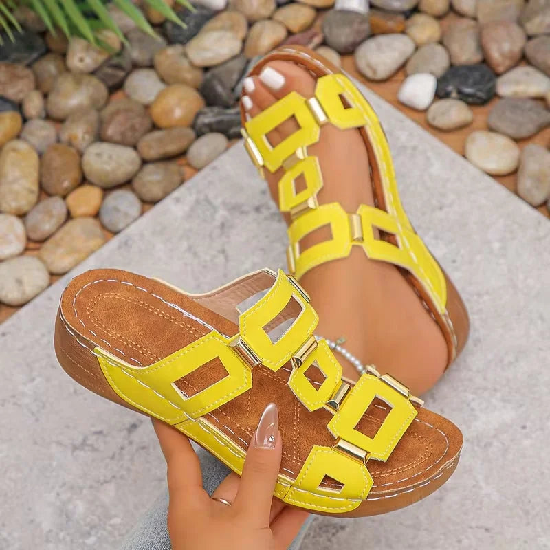 Wedge Sandals Women's Roman Style Open Toe Platform Summer Shoes