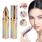 Women's 2-in-1 Electric Eyebrow Trimmer Facial Hair Epilator Shaver
