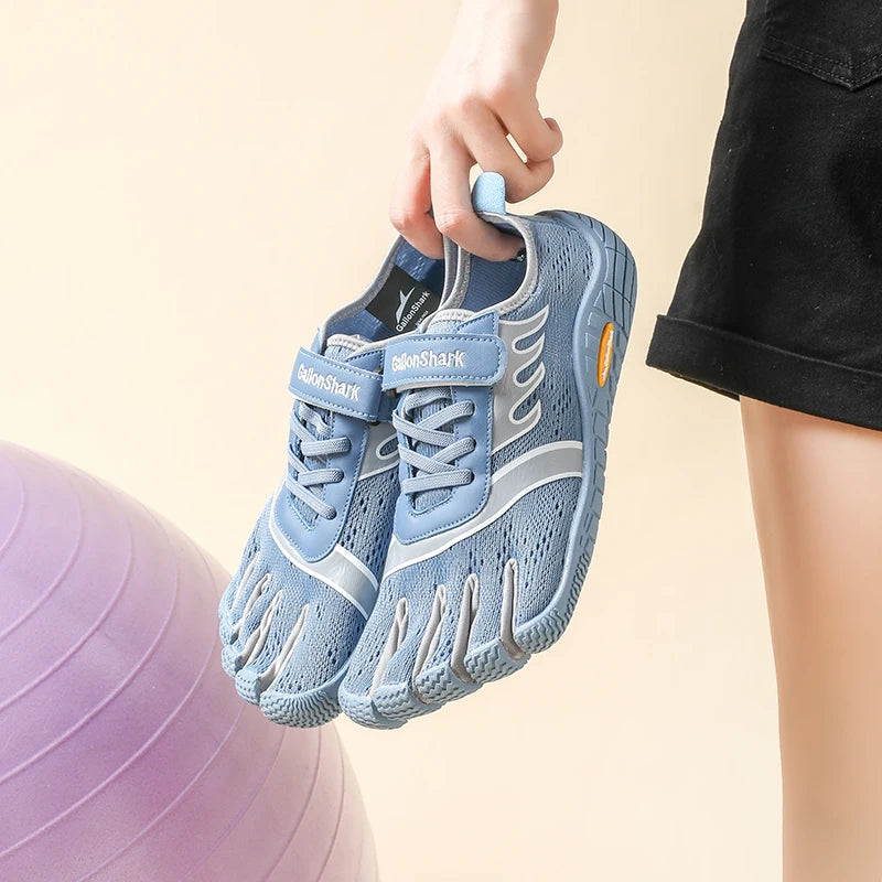 Unisex Mesh Five-Finger Athletic Shoes Lightweight Yoga Training Sneakers